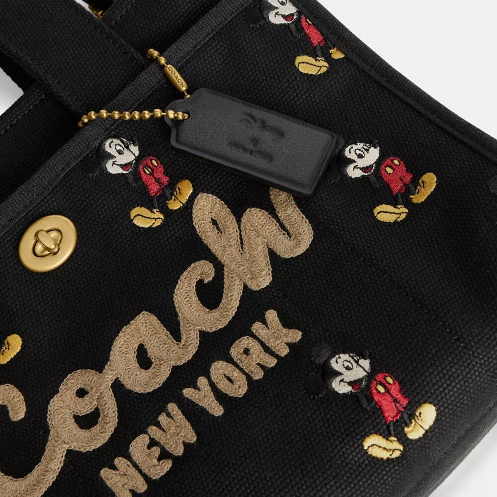 Disney X Coach Cargo-tote bag 26 met Mickey Mouse van regeneratief katoenen canvas