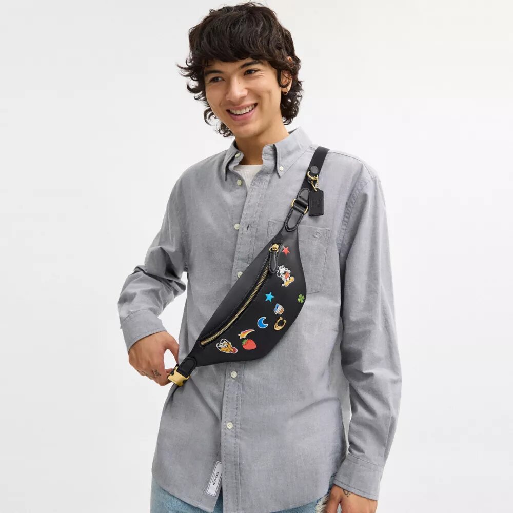 Disney X Coach Charter-heuptasje 7 met stickerprint