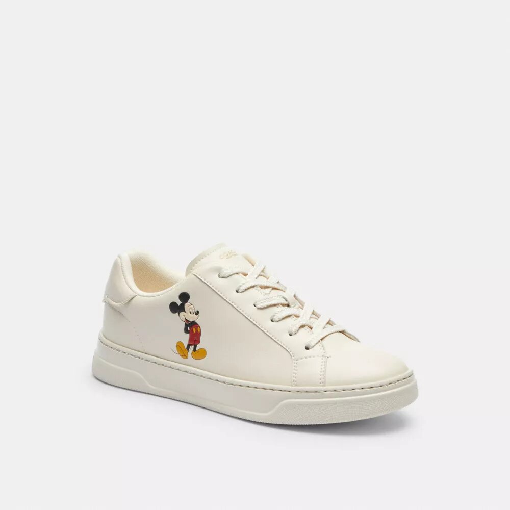 Disney X Coach Hoge sneakers met Mickey Mouse