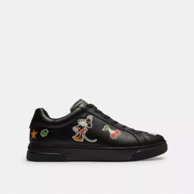 Disney X Coach Hoge sneakers met stickerprint
