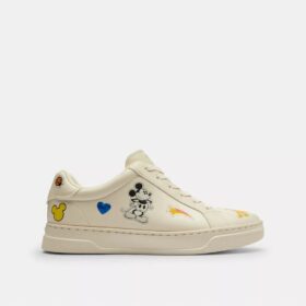 Disney X Coach Hoge sneakers met stickerprint