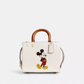Disney X Coach Rogue-tassen 25 met Mickey Mouse