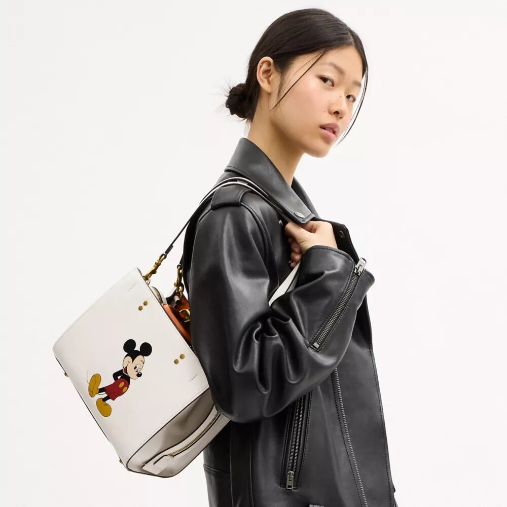 Disney X Coach Rogue-tassen 25 met Mickey Mouse