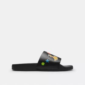 Disney X Coach-slippers met stickerprint