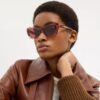 Draadzonnebril in Cat-Eye-stijl