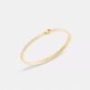 Dunne emaille armband met scharnier en ons kenmerkende logo