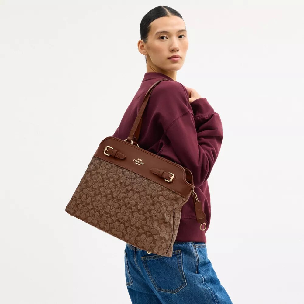 Easton Tote bag in kenmerkende chenille