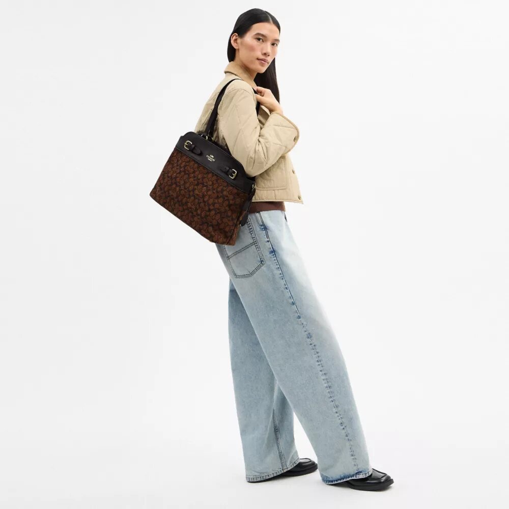 Easton Tote bag in kenmerkende chenille