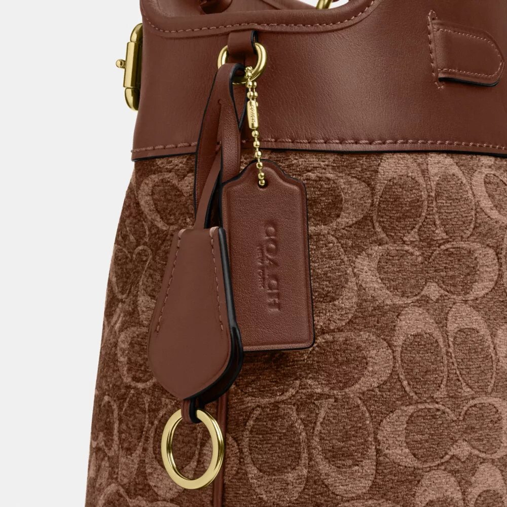 Easton Tote bag in kenmerkende chenille