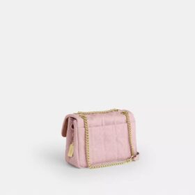 Elodie-crossbodytas 18 in ‘Loved Denim’ met doorgestikt patroon
