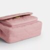 Elodie-crossbodytas 18 in 'Loved Denim' met doorgestikt patroon