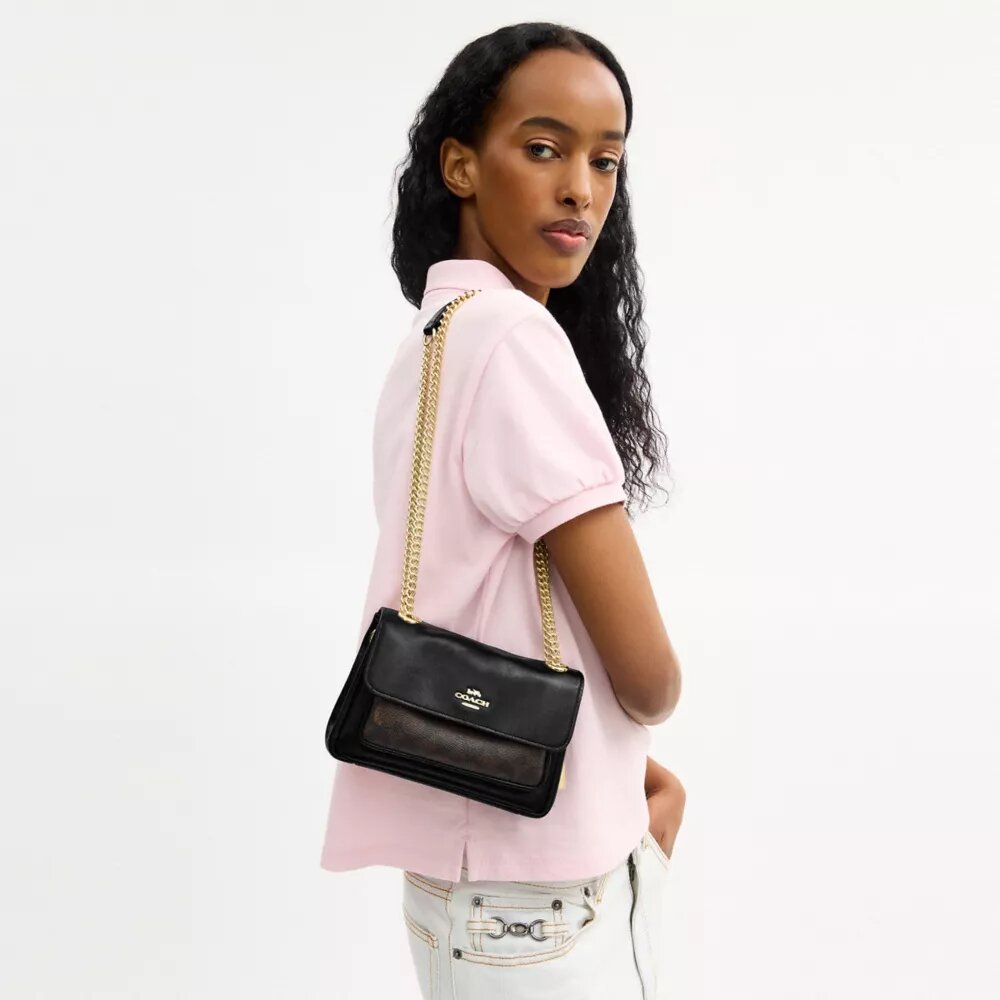 Elodie-crossbodytas 18 in Signature Canvas