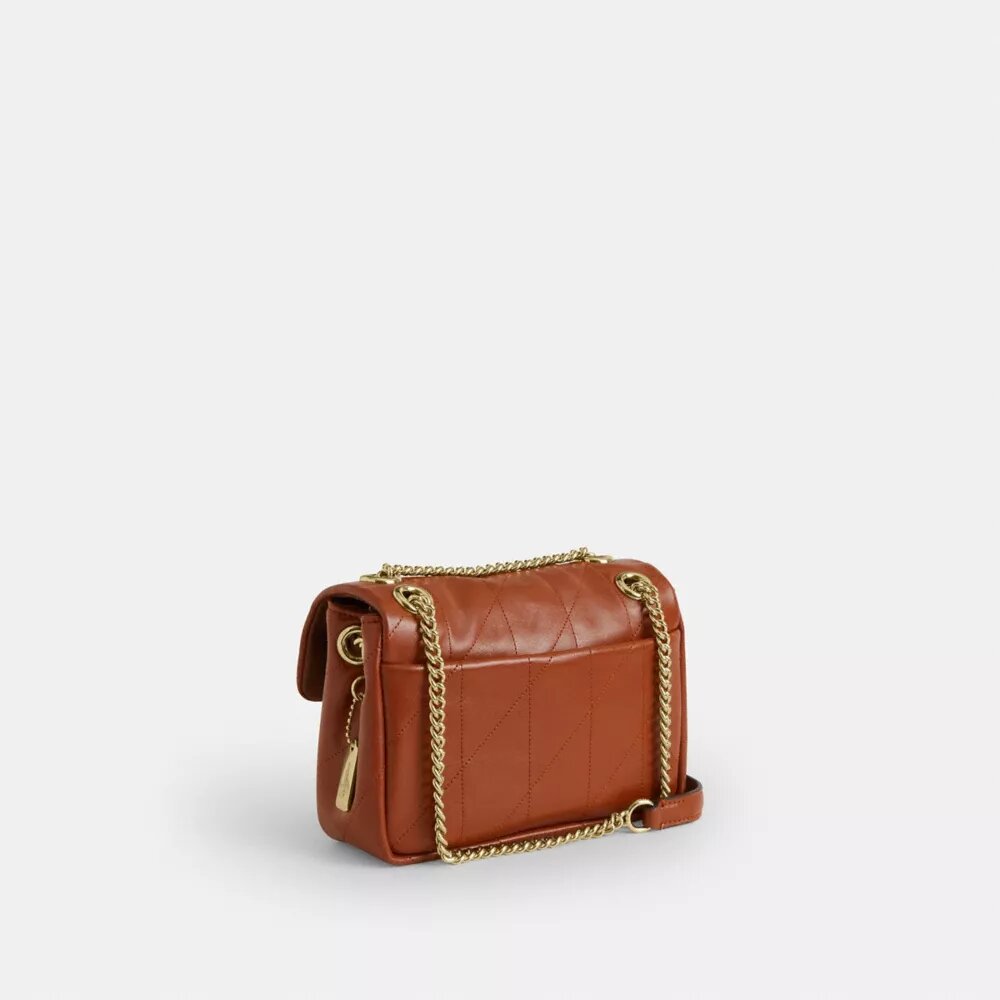 Elodie-crossbodytas 18 met doorgestikt patroon