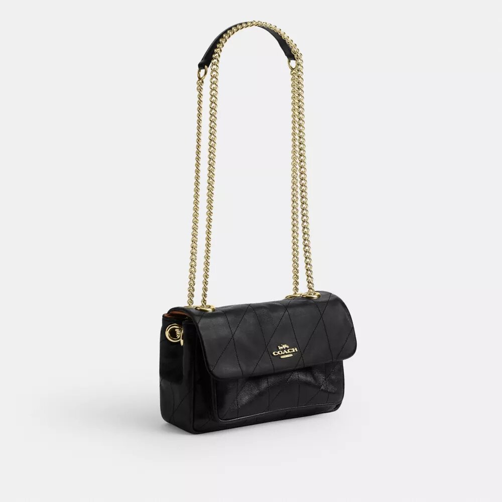 Elodie-crossbodytas 18 met doorgestikt patroon