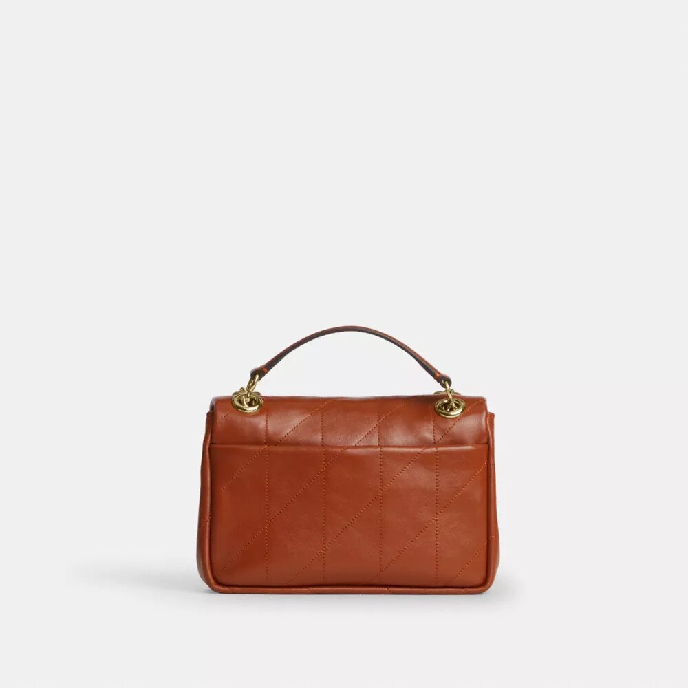 Elodie-crossbodytas 18 met doorgestikt patroon