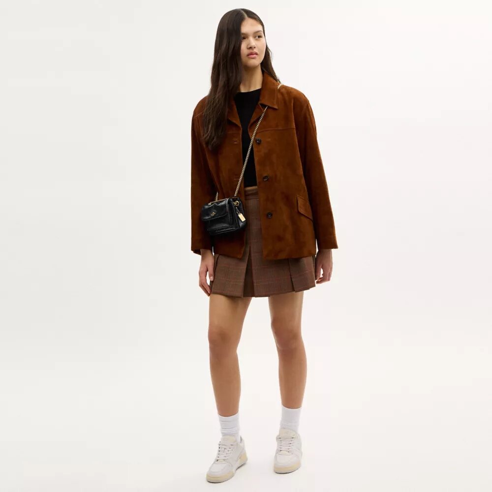Elodie-crossbodytas 18 met doorgestikt patroon