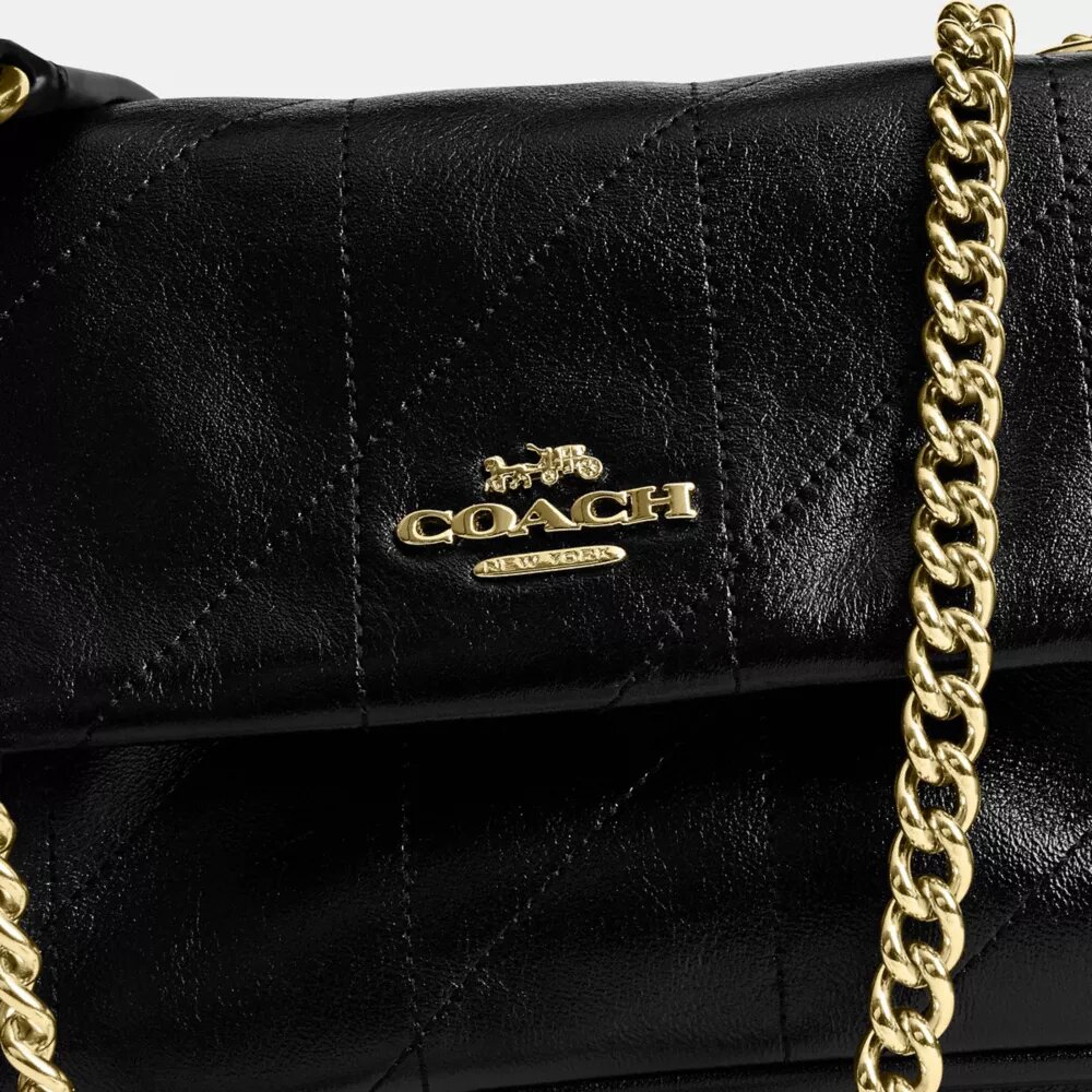 Elodie-crossbodytas 18 met doorgestikt patroon