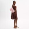 Elodie-crossbodytas in ‘Loved Denim’ met doorgestikt patroon
