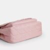Elodie-crossbodytas in ‘Loved Denim’ met doorgestikt patroon