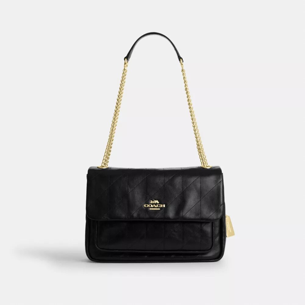 Elodie-crossbodytas met doorgestikt patroon