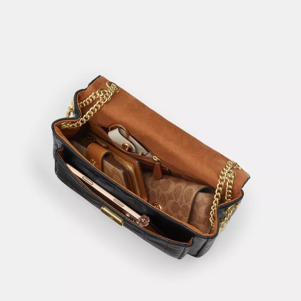 Elodie-crossbodytas met doorgestikt patroon