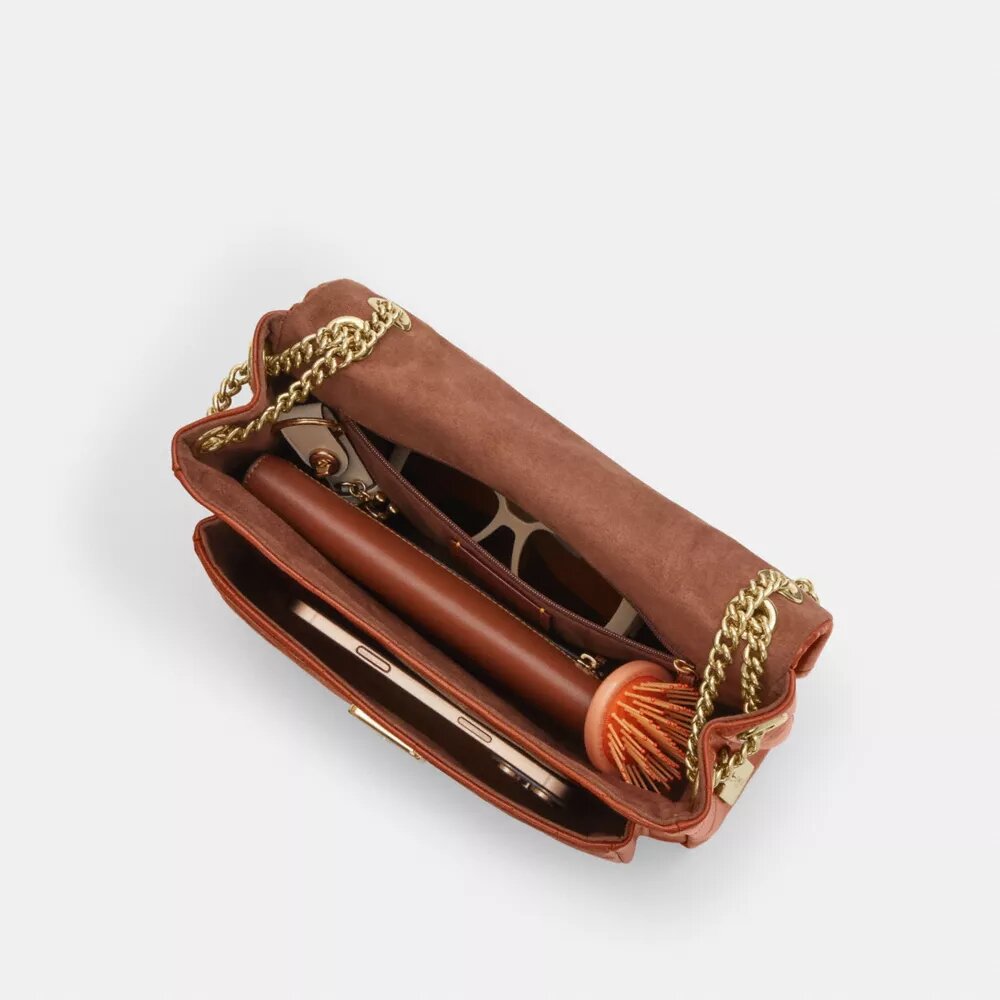 Elodie-crossbodytas met doorgestikt patroon