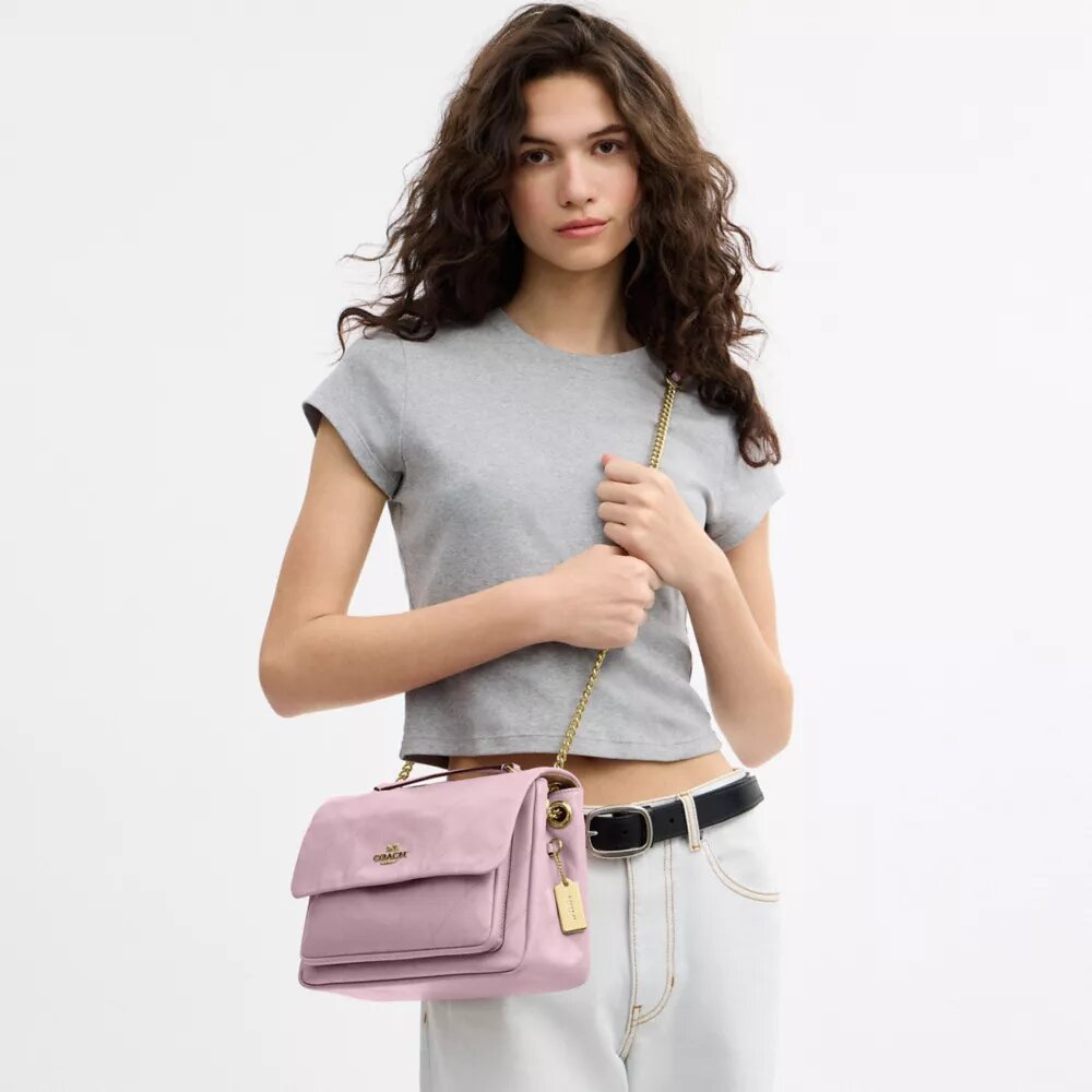 Elodie-crossbodytas met doorgestikt patroon
