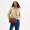 Elodie-crossbodytas met doorgestikt patroon