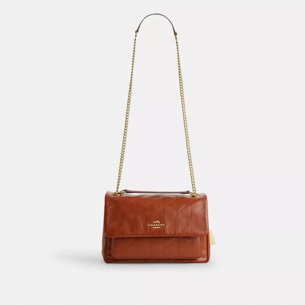 Elodie-crossbodytas met doorgestikt patroon