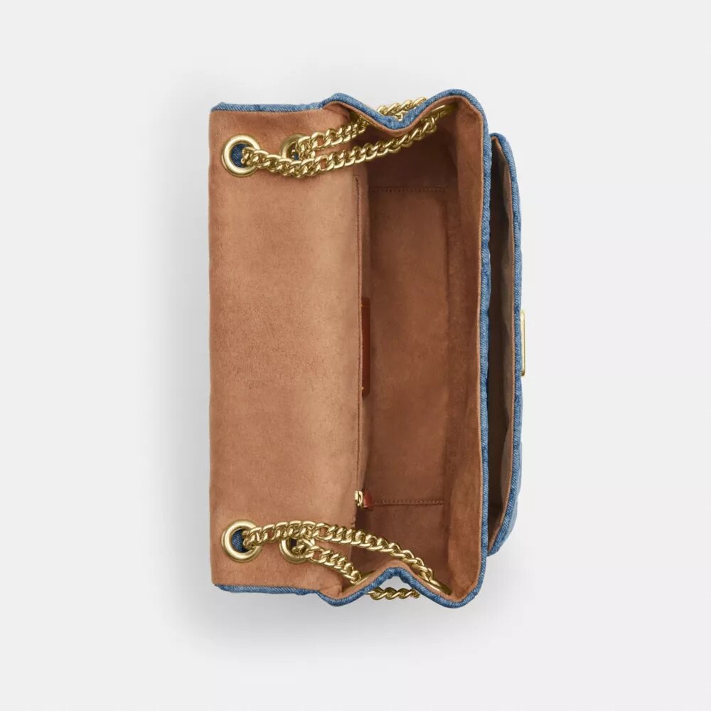 Elodie-crossbodytas van regeneratief katoen met doorgestikte details