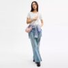 Emily-schoudertas in kenmerkend denim