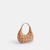 Emily-schoudertas met gingham-print