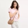 Emily-schoudertas met gingham-print