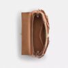 Emory-tas met handvat en bloemenapplicatie