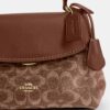 Emory-tas met handvatten in kenmerkende chenille