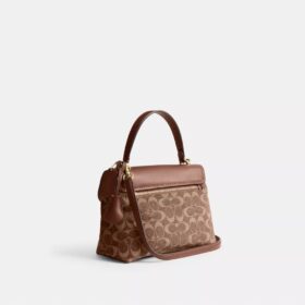 Emory-tas met handvatten in kenmerkende chenille