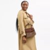 Emory-tas met handvatten in kenmerkende chenille