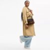 Emory-tas met handvatten in kenmerkende chenille