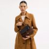 Emory-tas met handvatten in kenmerkende chenille