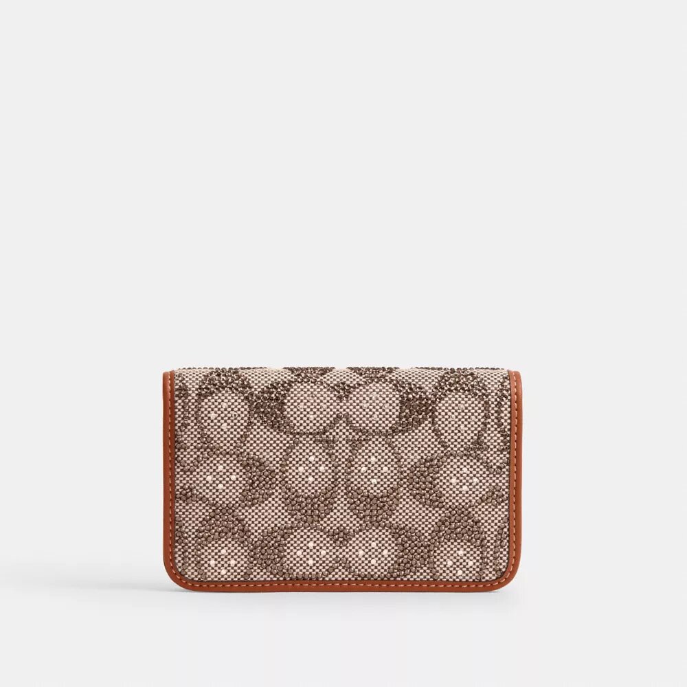 Essential slank kaartetui in Crystal Signature Jacquard