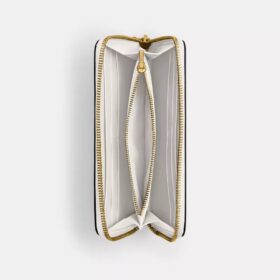 Essential slanke accordeonportemonnee met ritssluiting