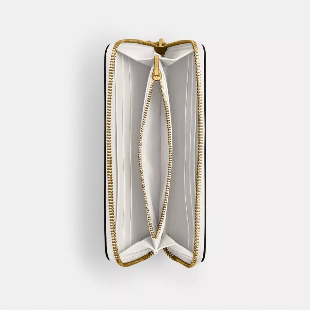 Essential slanke accordeonportemonnee met ritssluiting