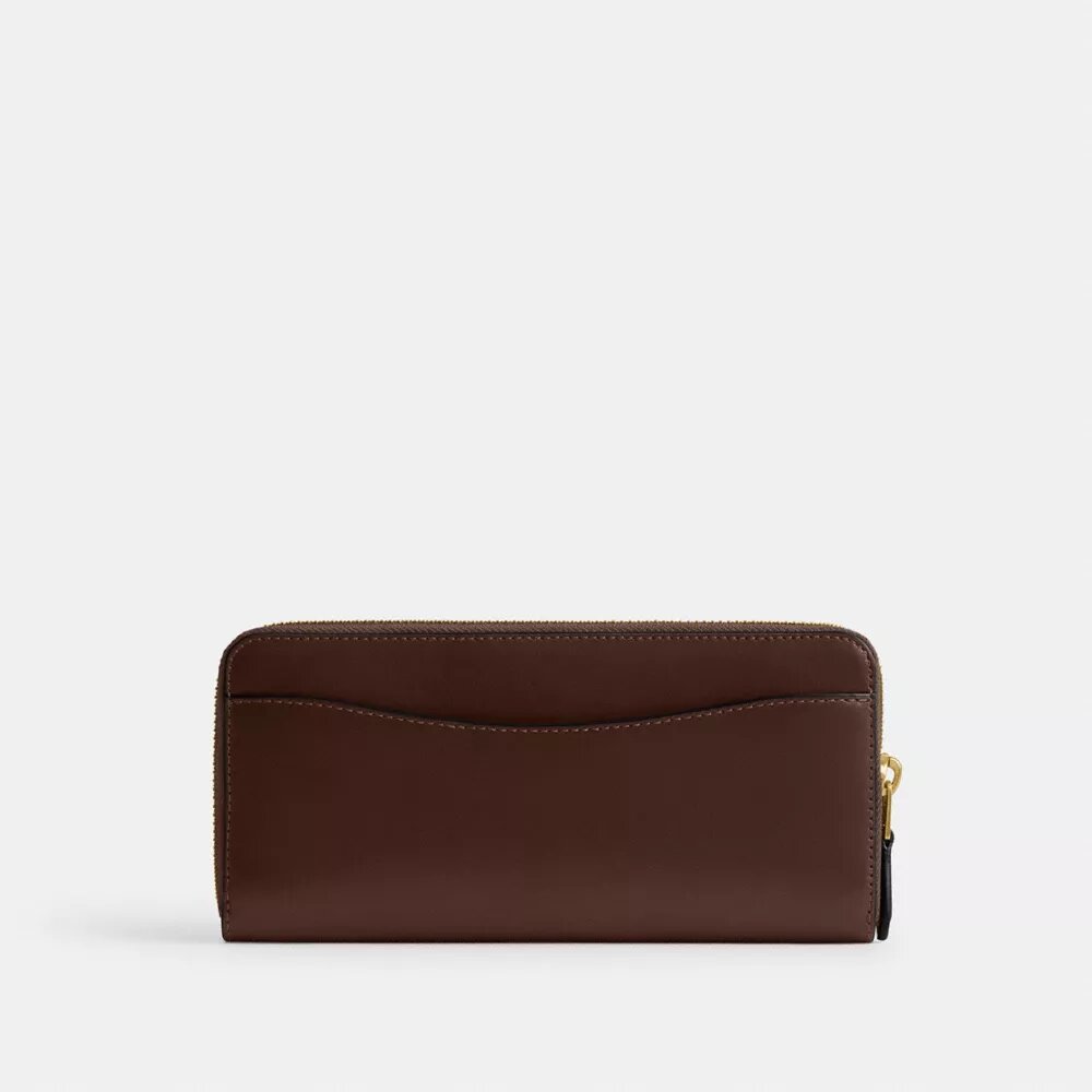 Essential slanke accordeonportemonnee met ritssluiting