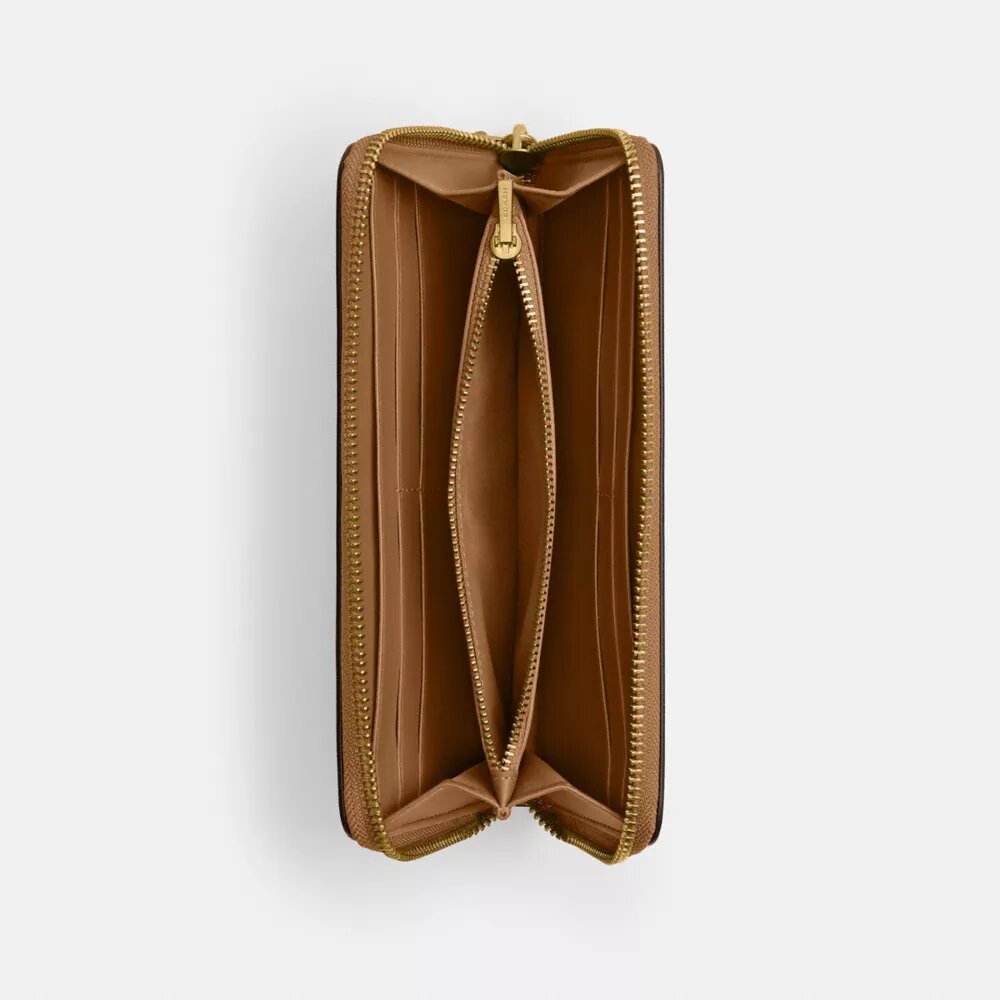 Essential slanke accordeonportemonnee met ritssluiting