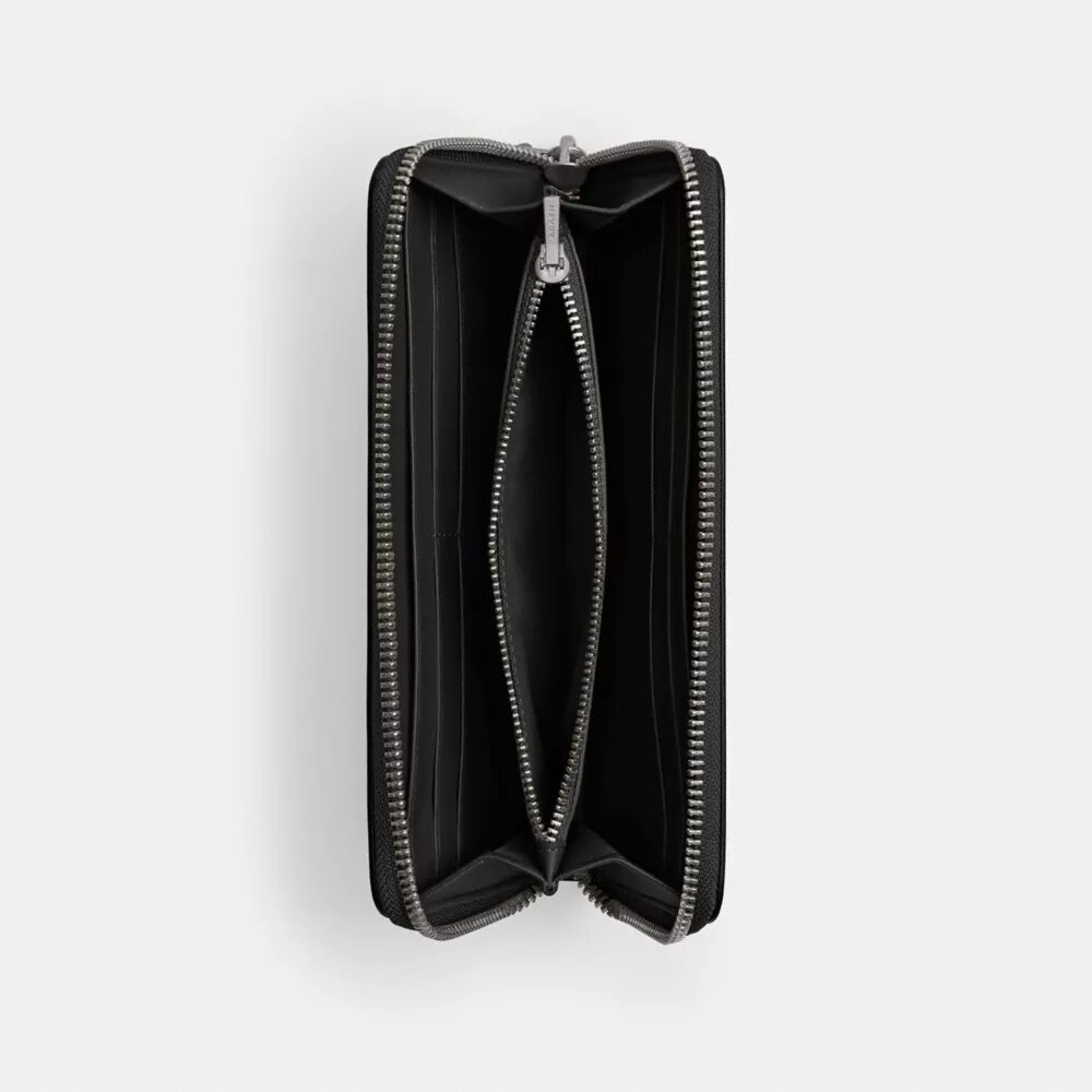 Essential slanke accordeonportemonnee met ritssluiting