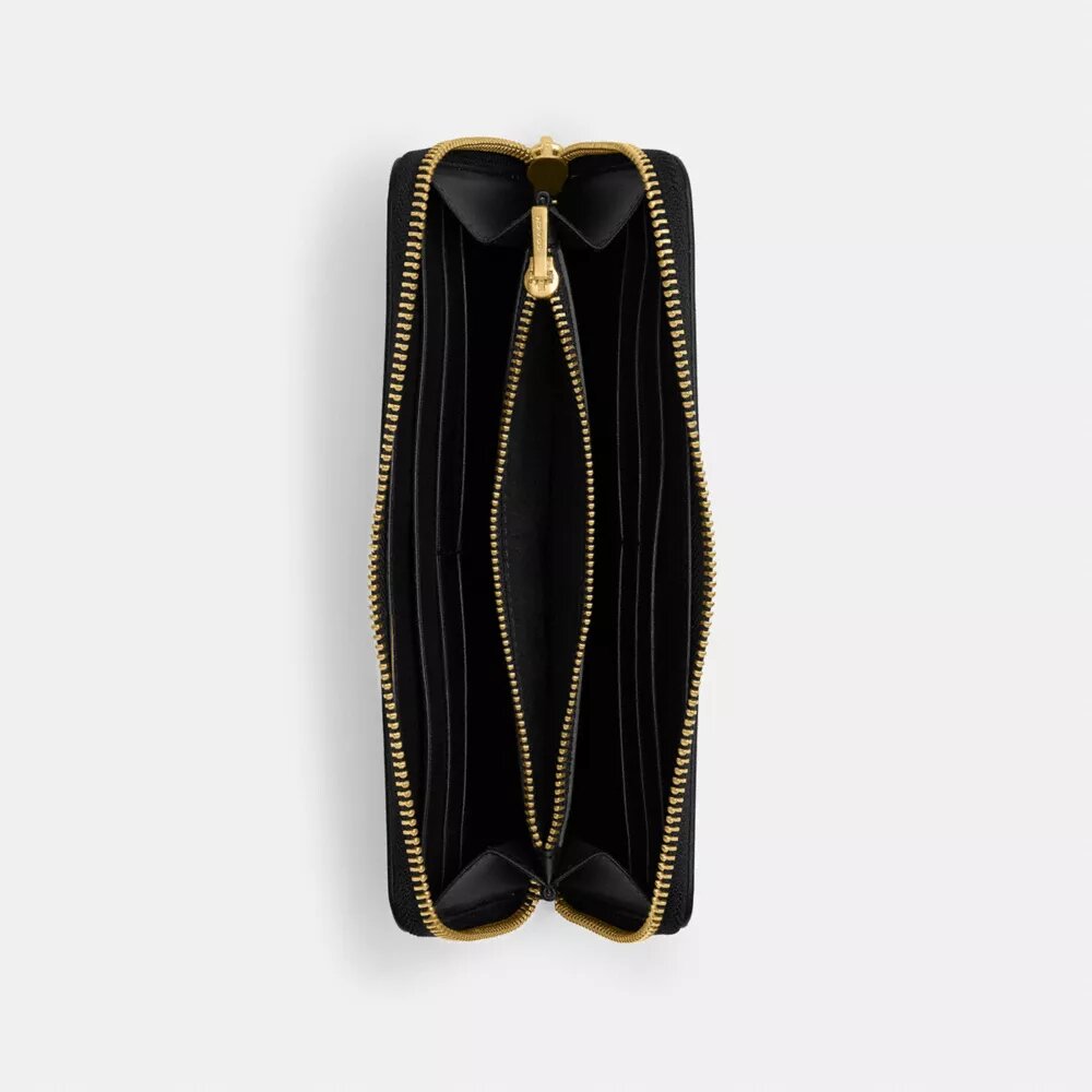 Essential slanke accordeonportemonnee met ritssluiting
