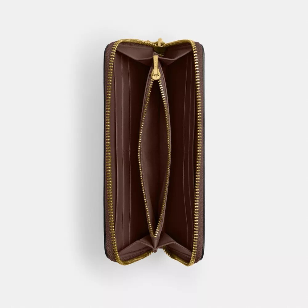 Essential slanke accordeonportemonnee met ritssluiting