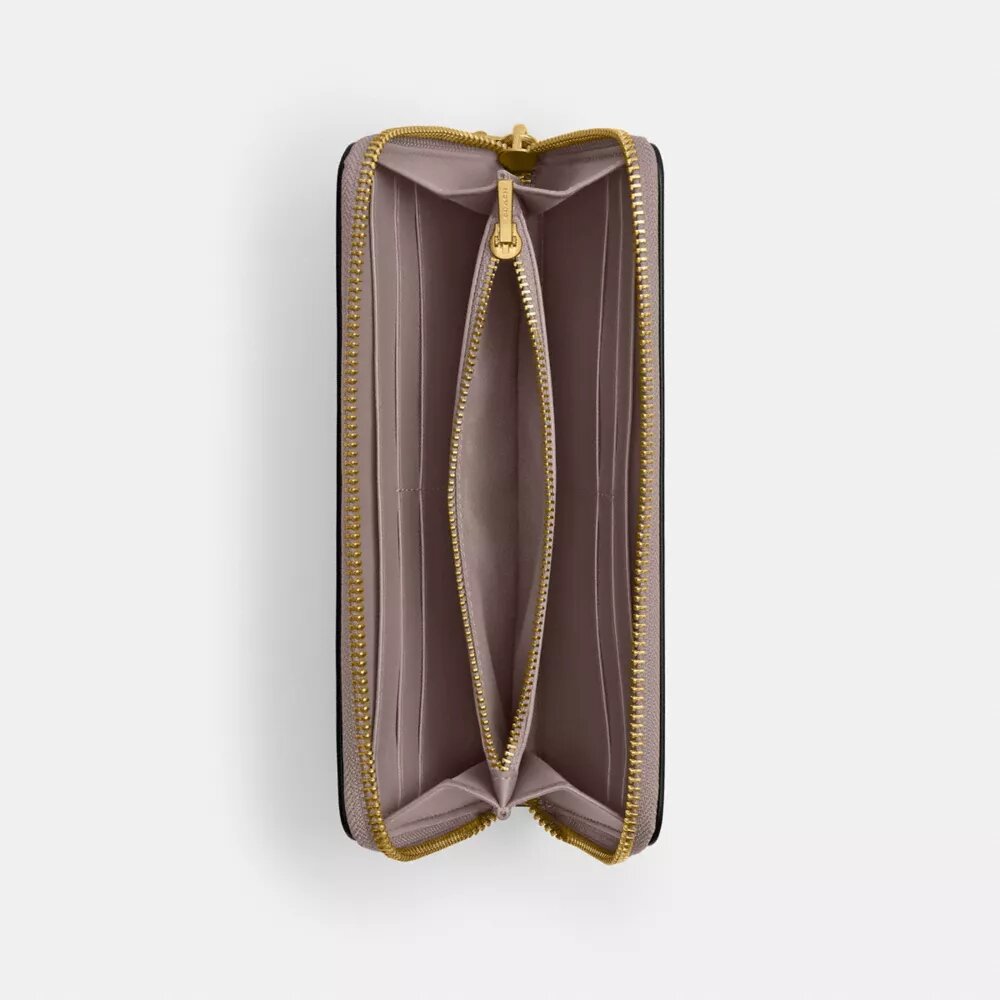 Essential slanke accordeonportemonnee met ritssluiting