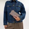 Essential slanke accordeonportemonnee met ritssluiting