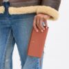 Essential slanke accordeonportemonnee met ritssluiting